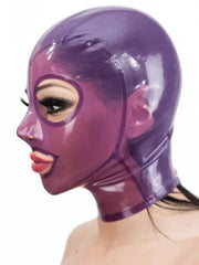 Purple and Pink Latex Hood