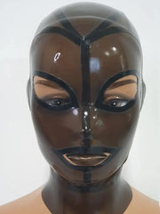 Brown Transparent Latex Hood