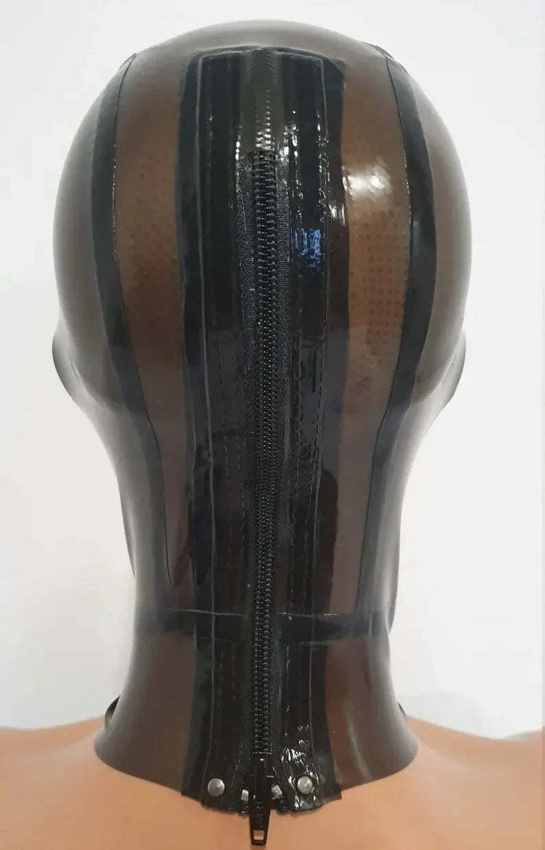 Brown Transparent Latex Hood