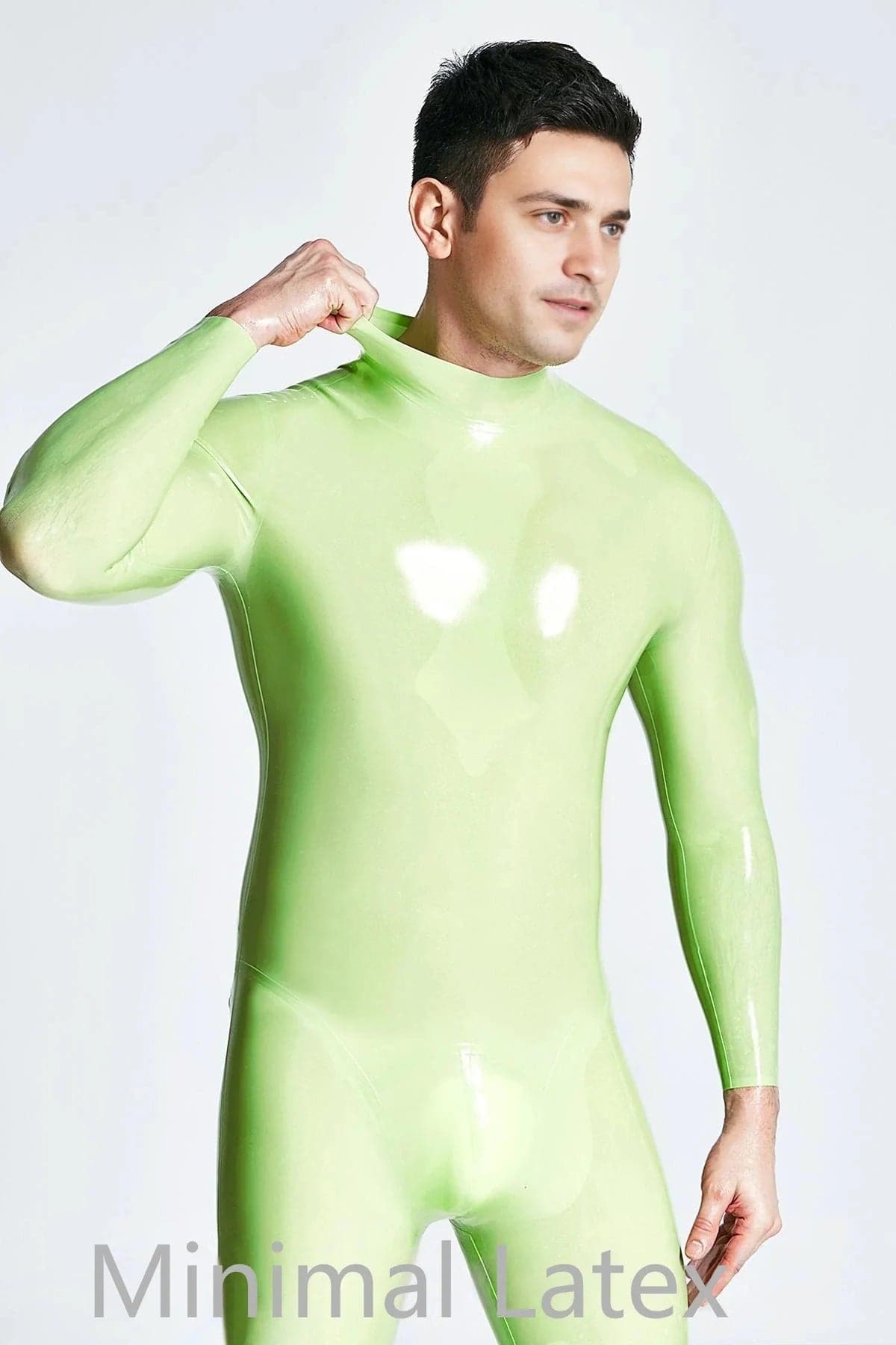 Male Sleekness Basic Neck Entry Latex Catsuit