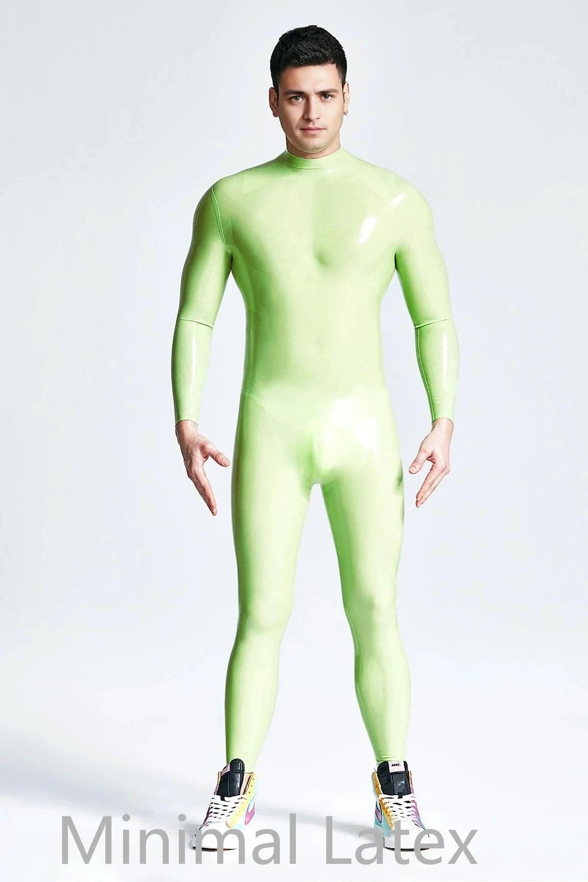 Male Sleekness Basic Neck Entry Latex Catsuit