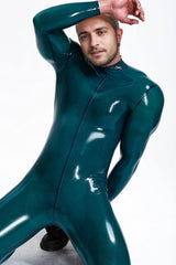 Male Sleekness Basic Neck Entry Latex Catsuit