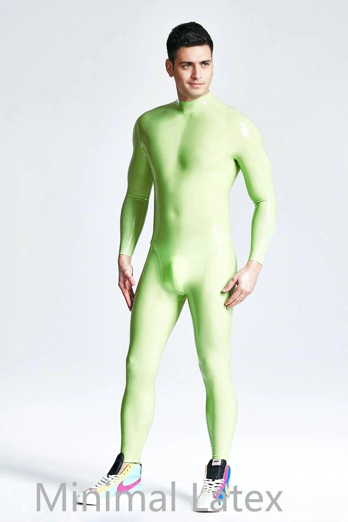 Male Sleekness Basic Neck Entry Latex Catsuit