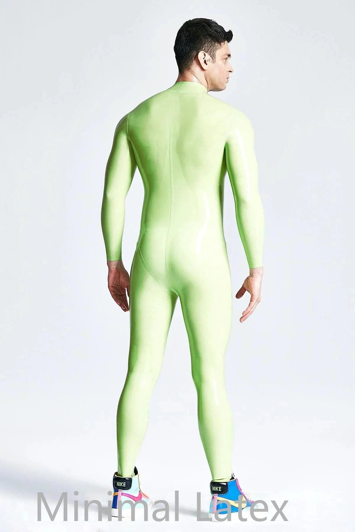 Male Sleekness Basic Neck Entry Latex Catsuit