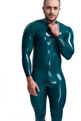 Male Sleekness Basic Neck Entry Latex Catsuit