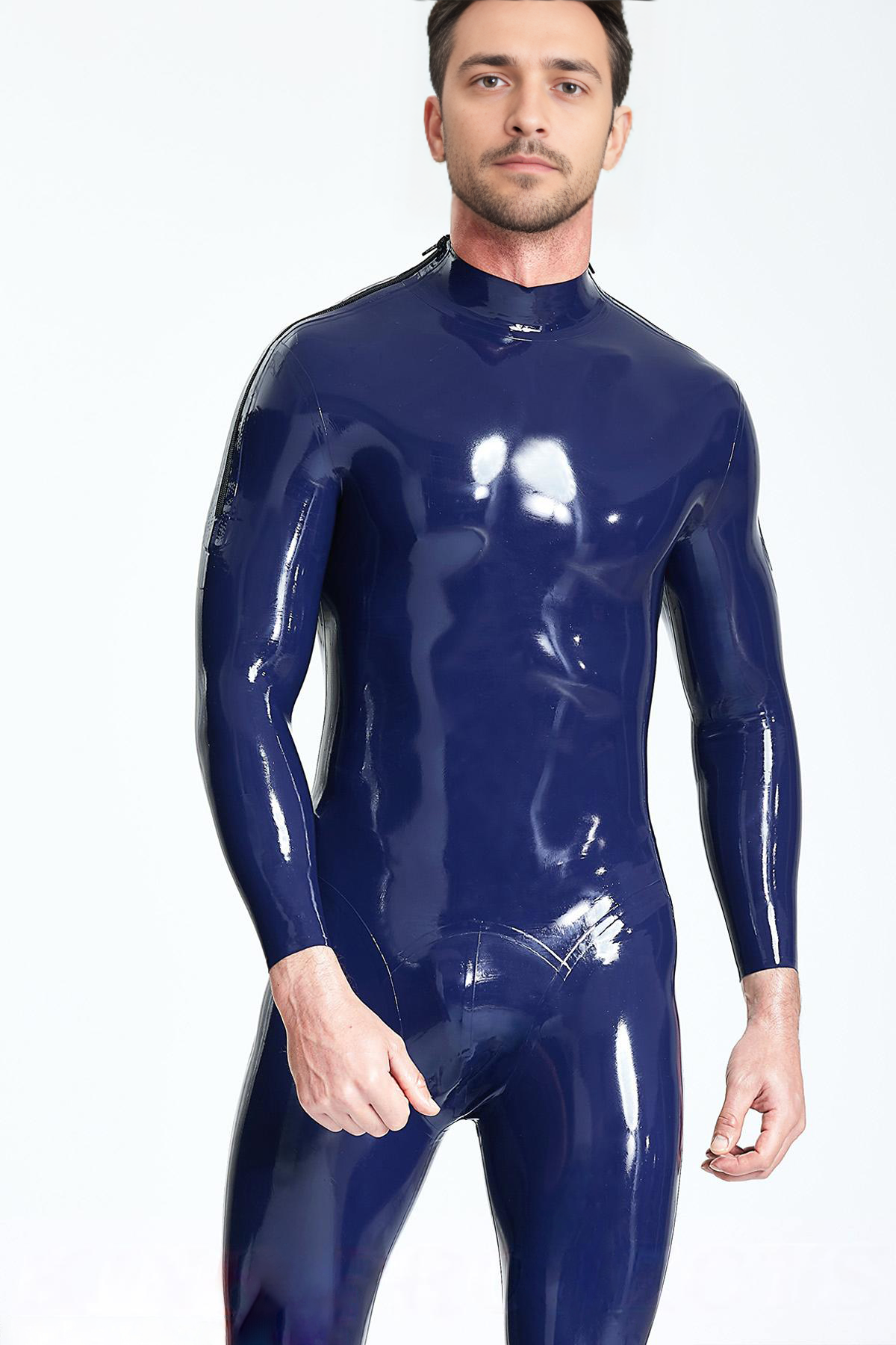 Catsuit mit Schulterreißverschluss für Männer