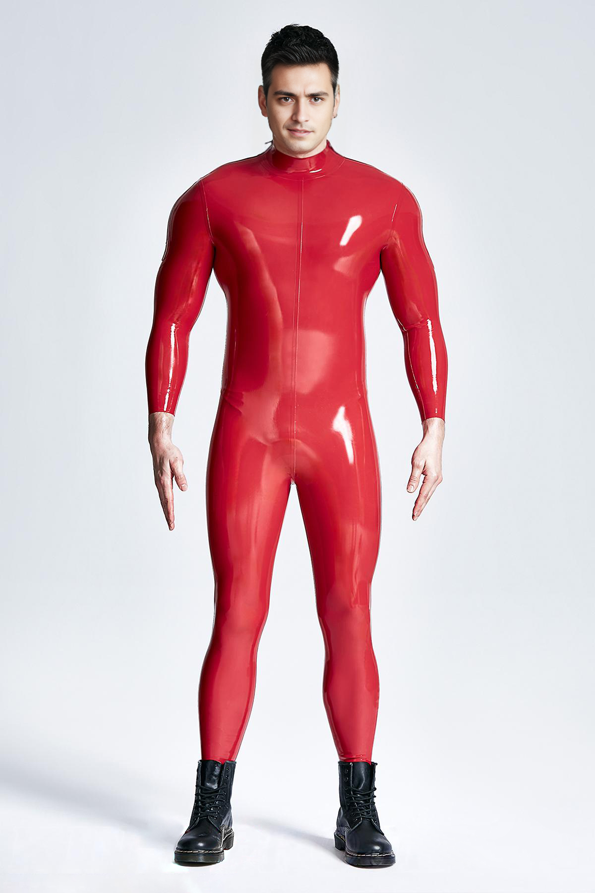 Catsuit mit Schulterreißverschluss für Männer