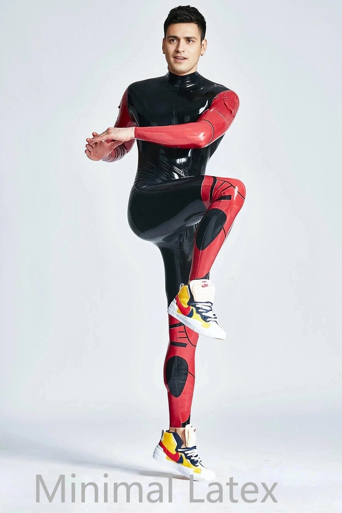 Male Defender Back Zipper Catsuit