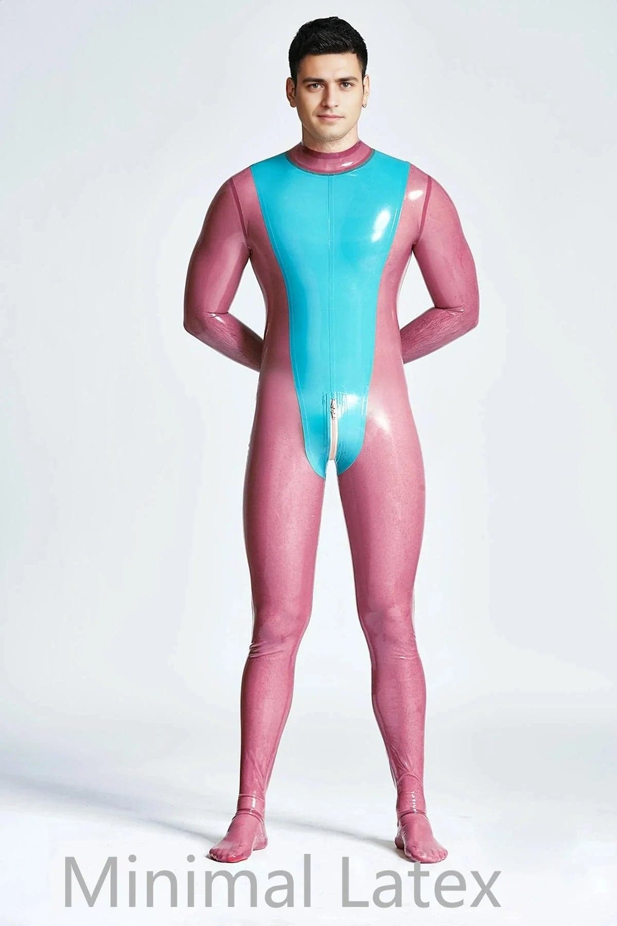 Male Vulcan Neck Entry Catsuit With Feet &amp; Gloves