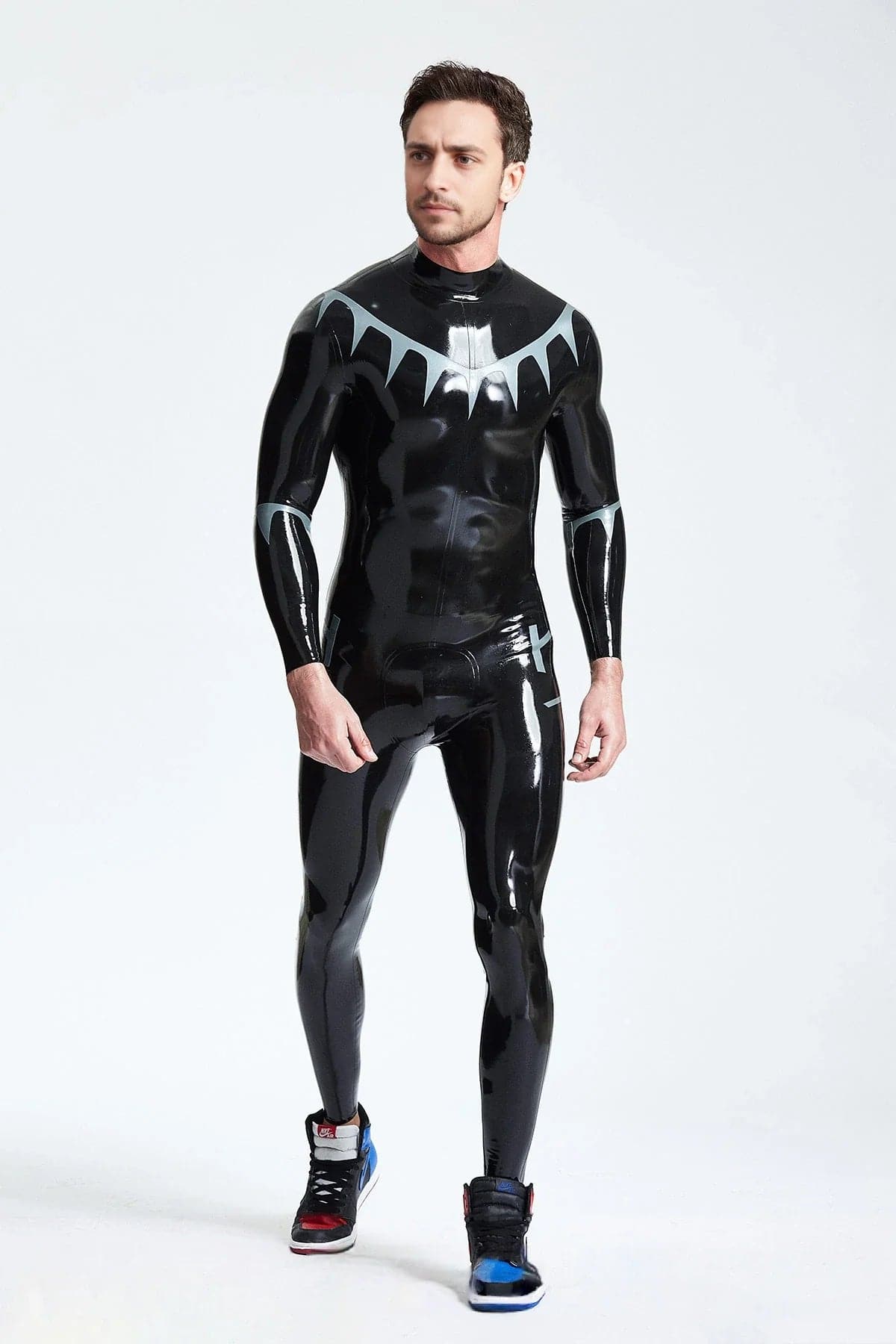 Catsuit met haaientandlook heren