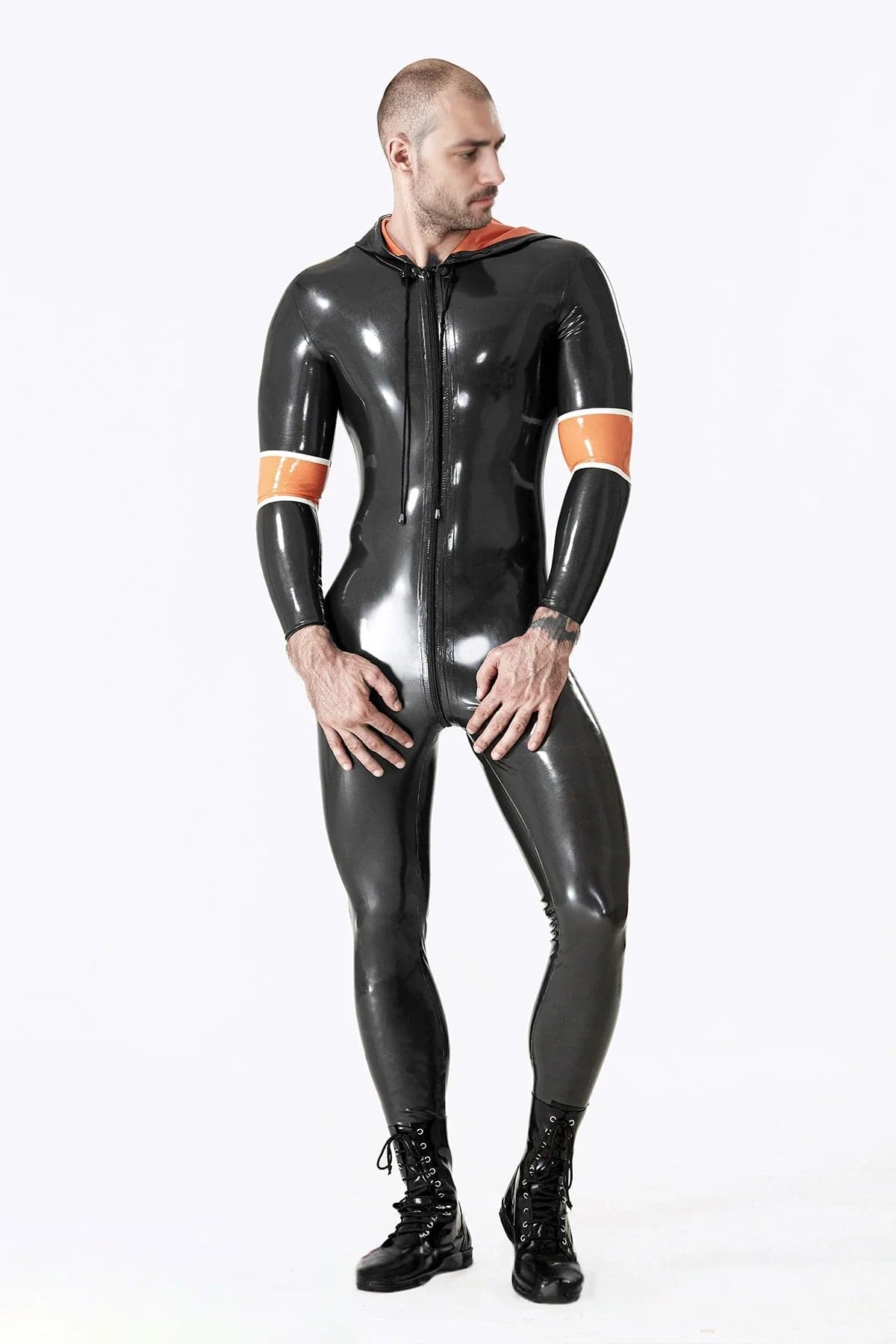 Catsuit met capuchon voor heren