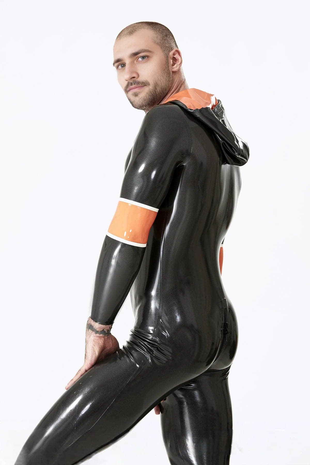 Catsuit met capuchon voor heren