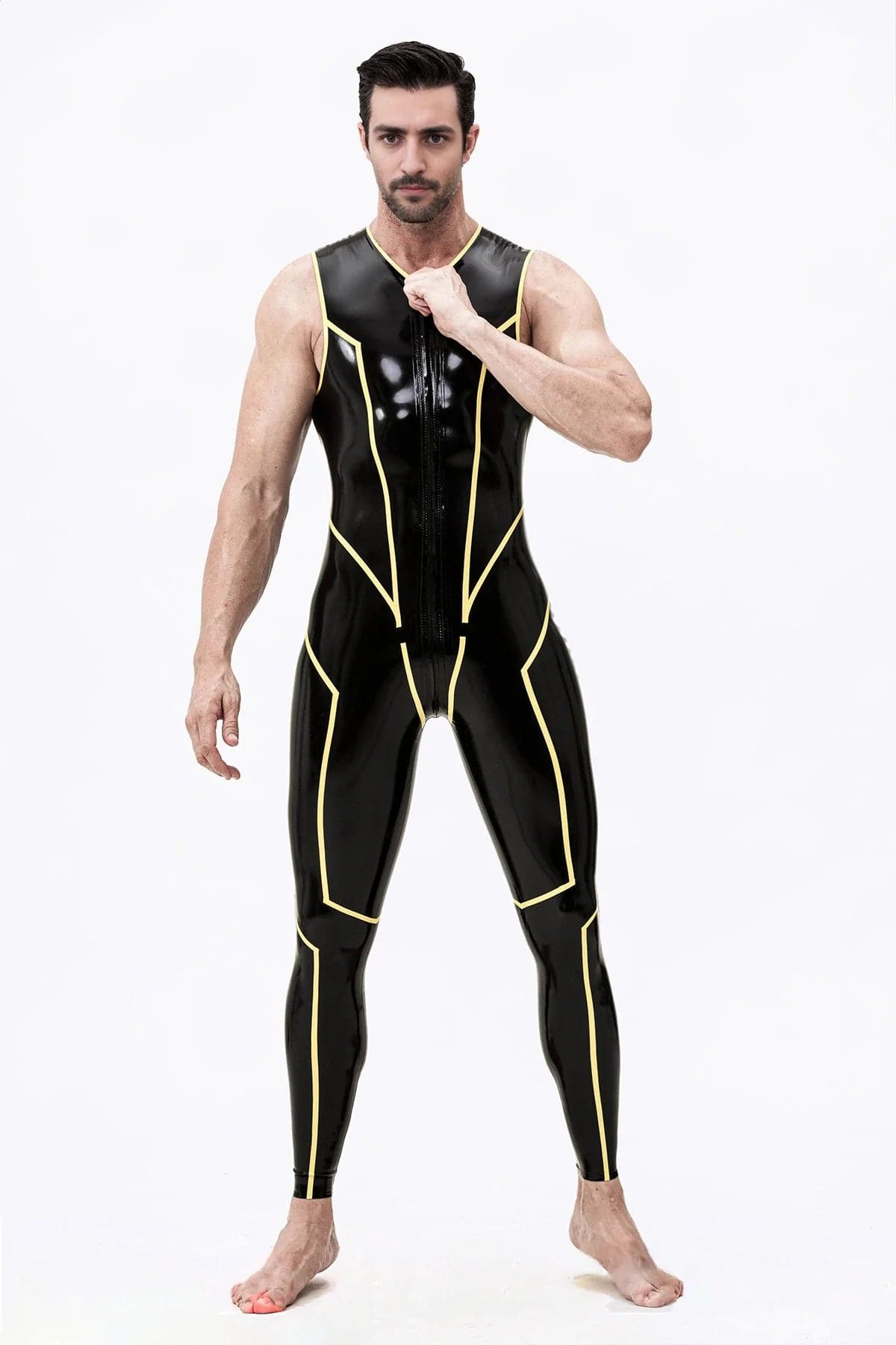 Mannelijke Wolverine mouwloze Catsuit