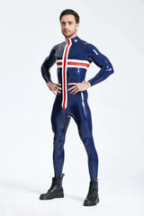 Catsuit mit patriotischem Kreuz für Männer