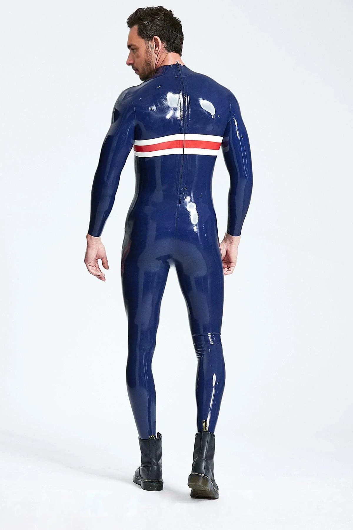 Mannelijke patriottische cross-catsuit