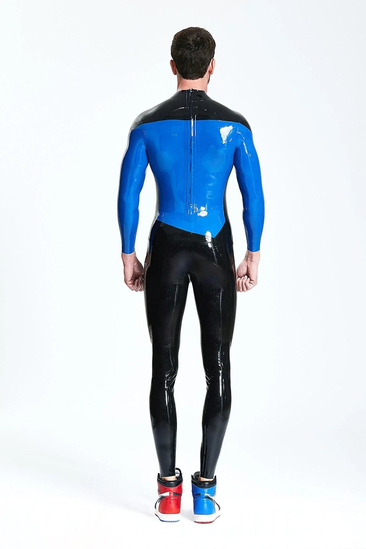 Catsuit met rits voor heren, cockpit