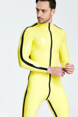 Male Contrast Strips Catsuit