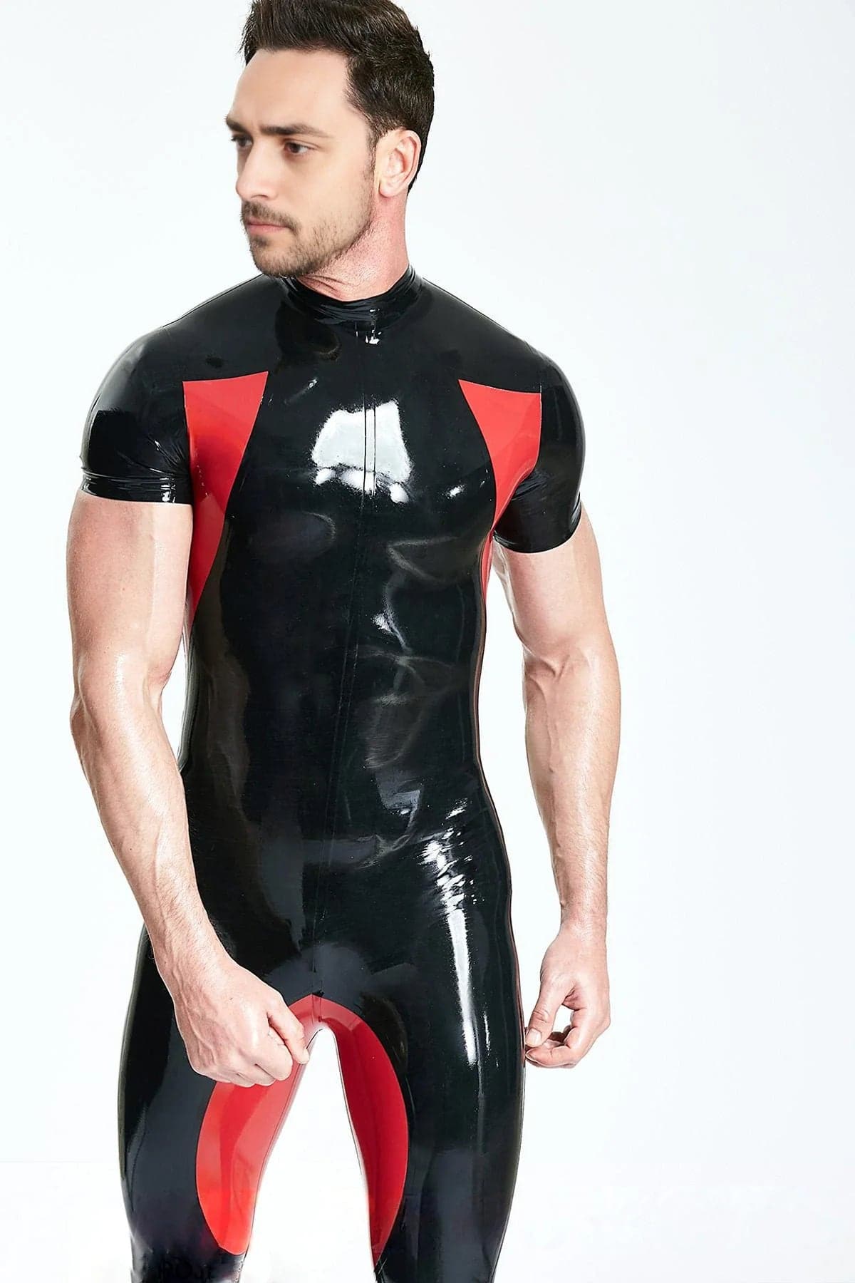 Kurzärmliger sportlicher Catsuit für Männer