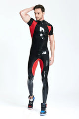 Male Short-sleeved Sporty Catsuit