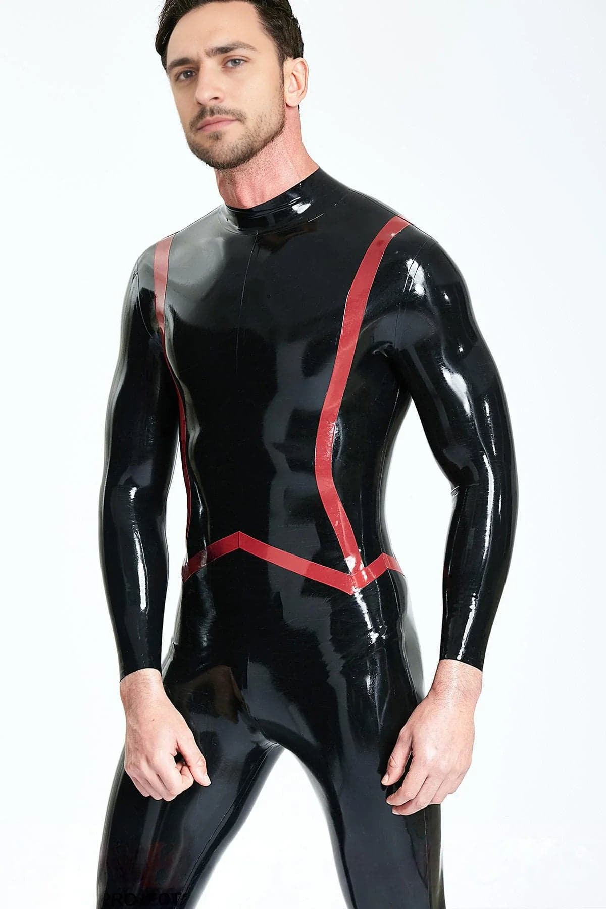 Male Fishtail Stripe Catsuit