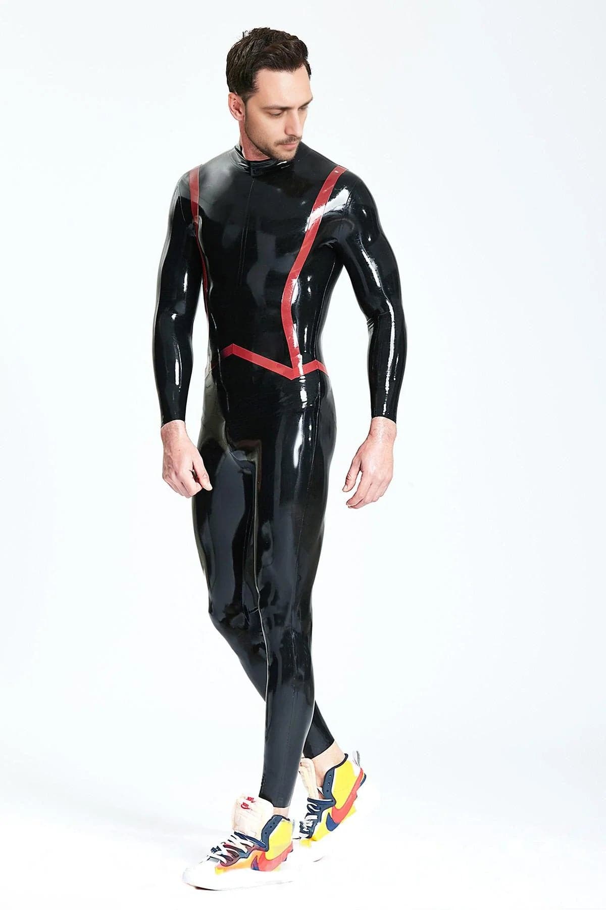 Male Fishtail Stripe Catsuit