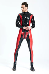 Catsuit met zij-swiper-codpiece voor heren