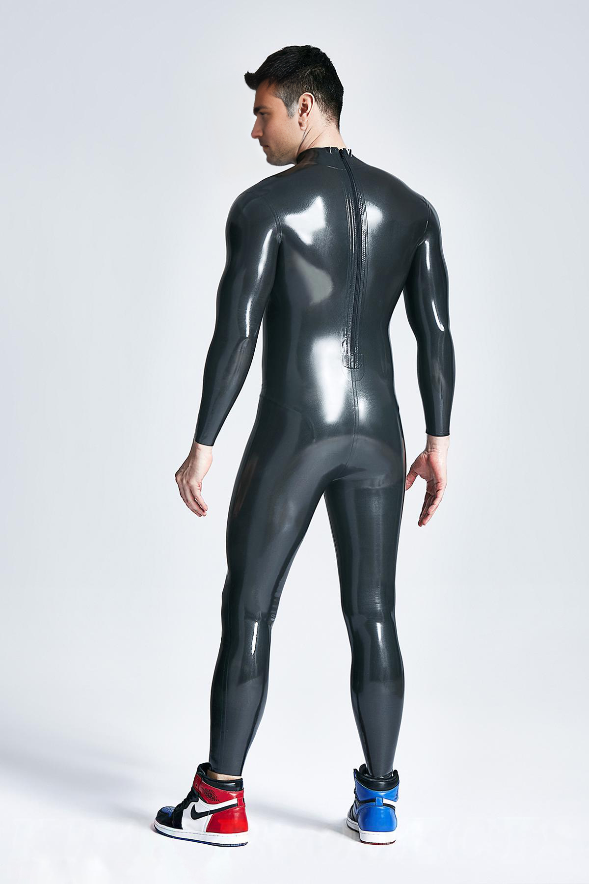 Catsuit mit Reißverschluss hinten für Herren