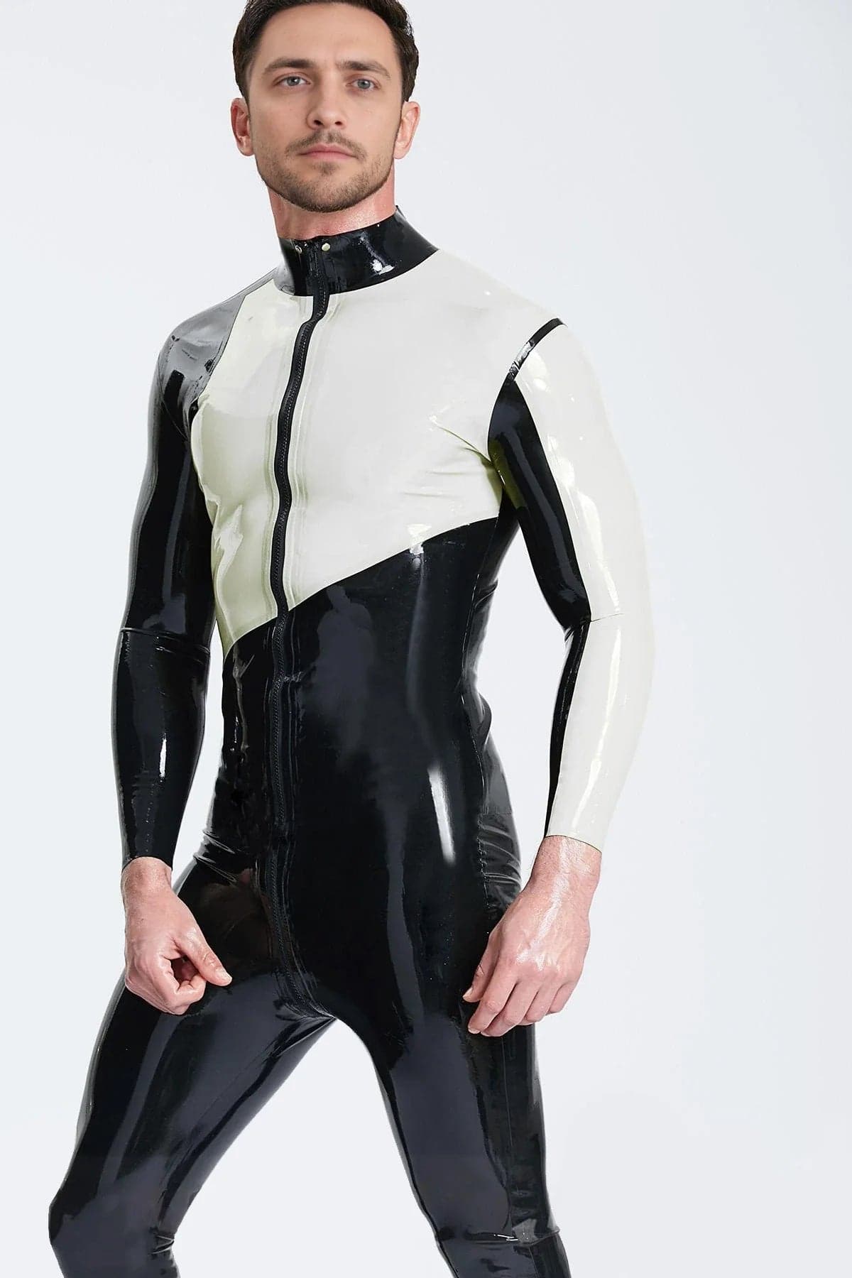 Mannelijke asymmetrische Catsuit