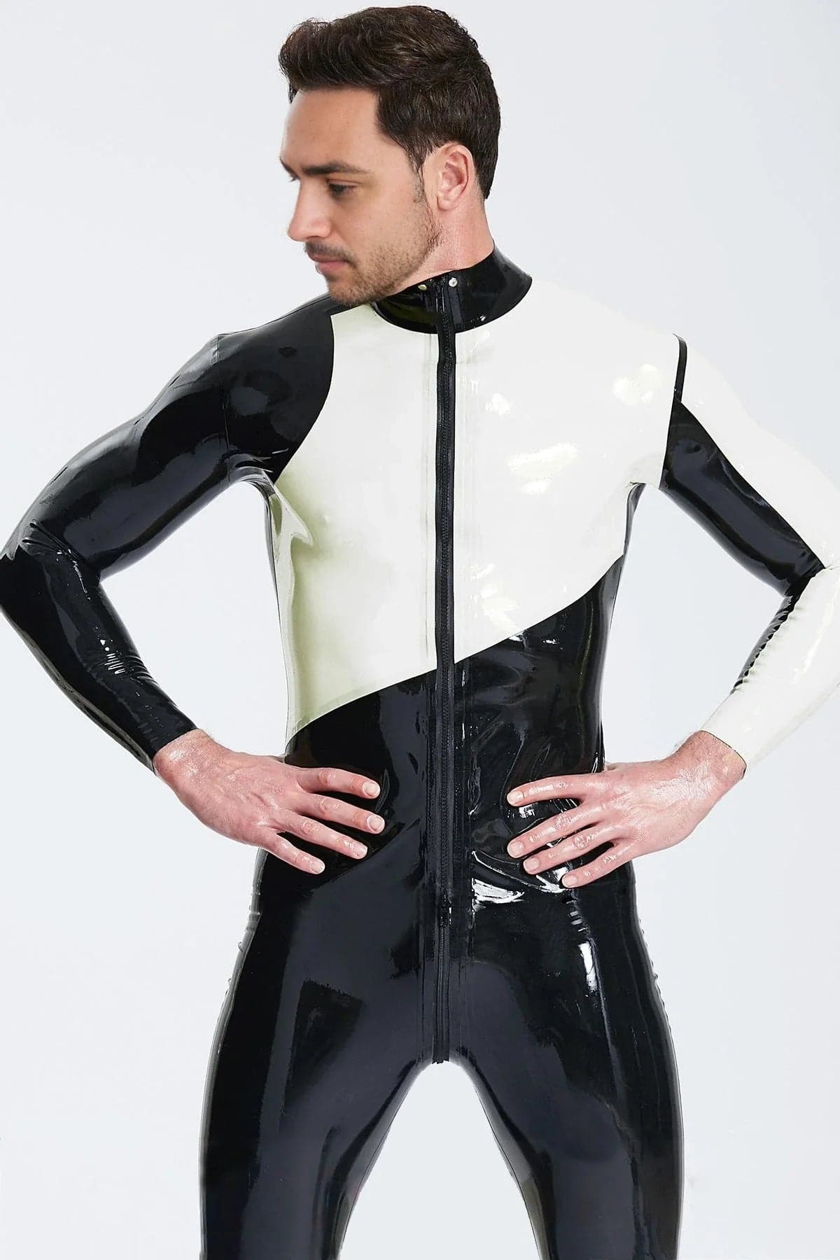 Mannelijke asymmetrische Catsuit