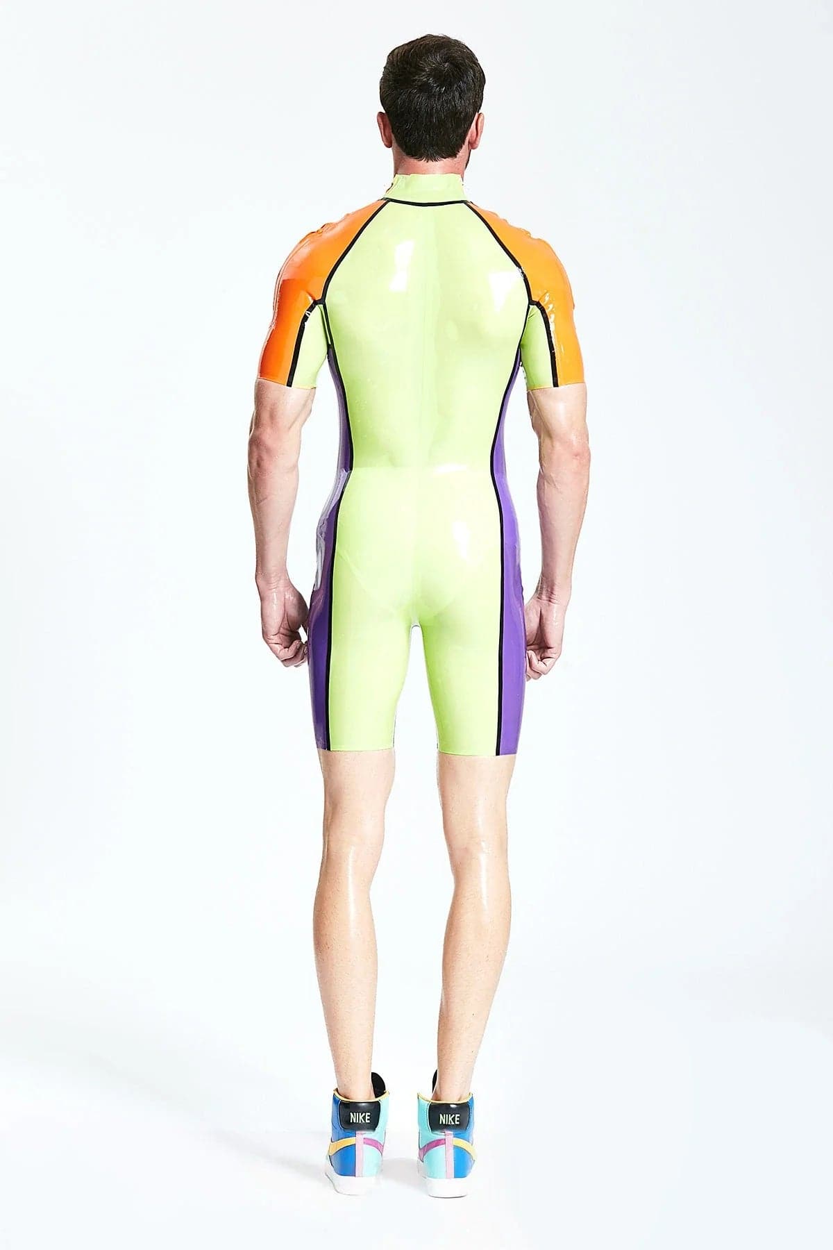 Male Multicolor Shoulder-Zip Surfsuit