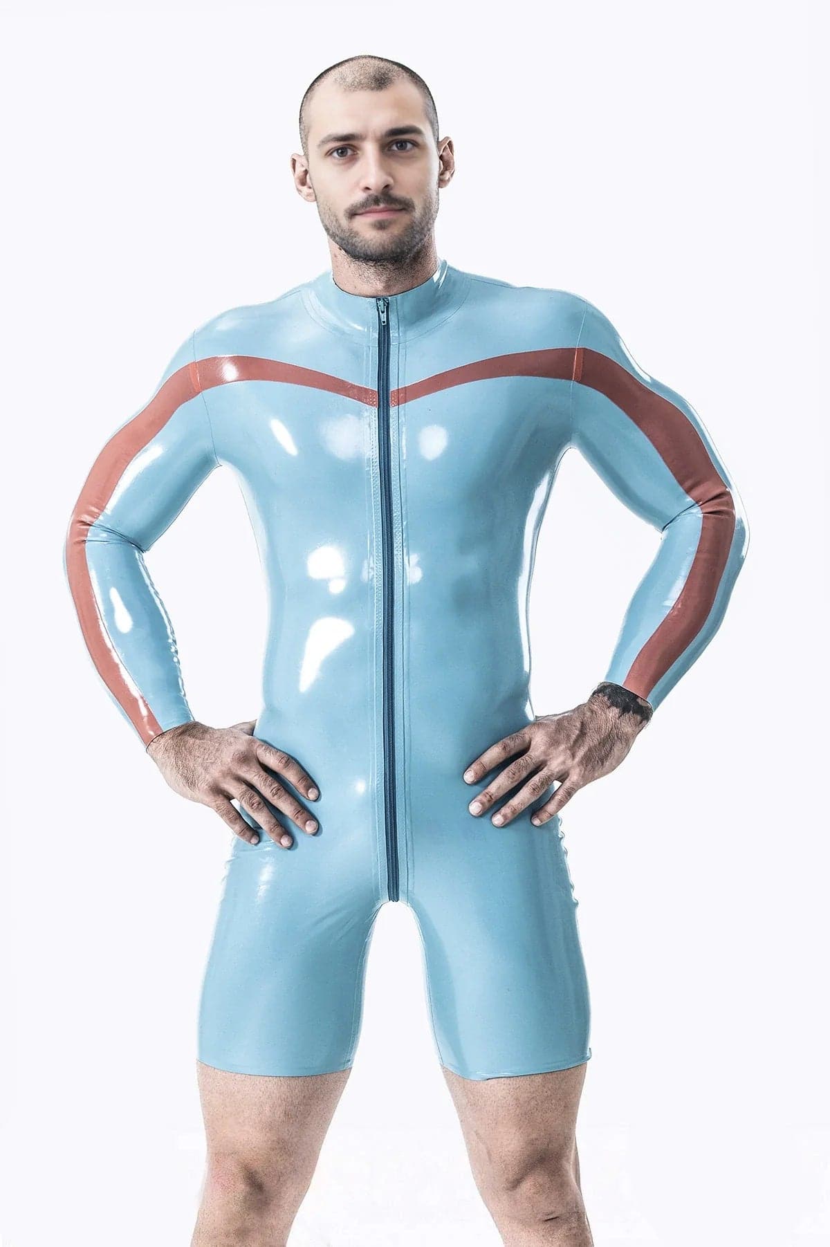 Male Bruce Lee Long-sleeved Surfsuit