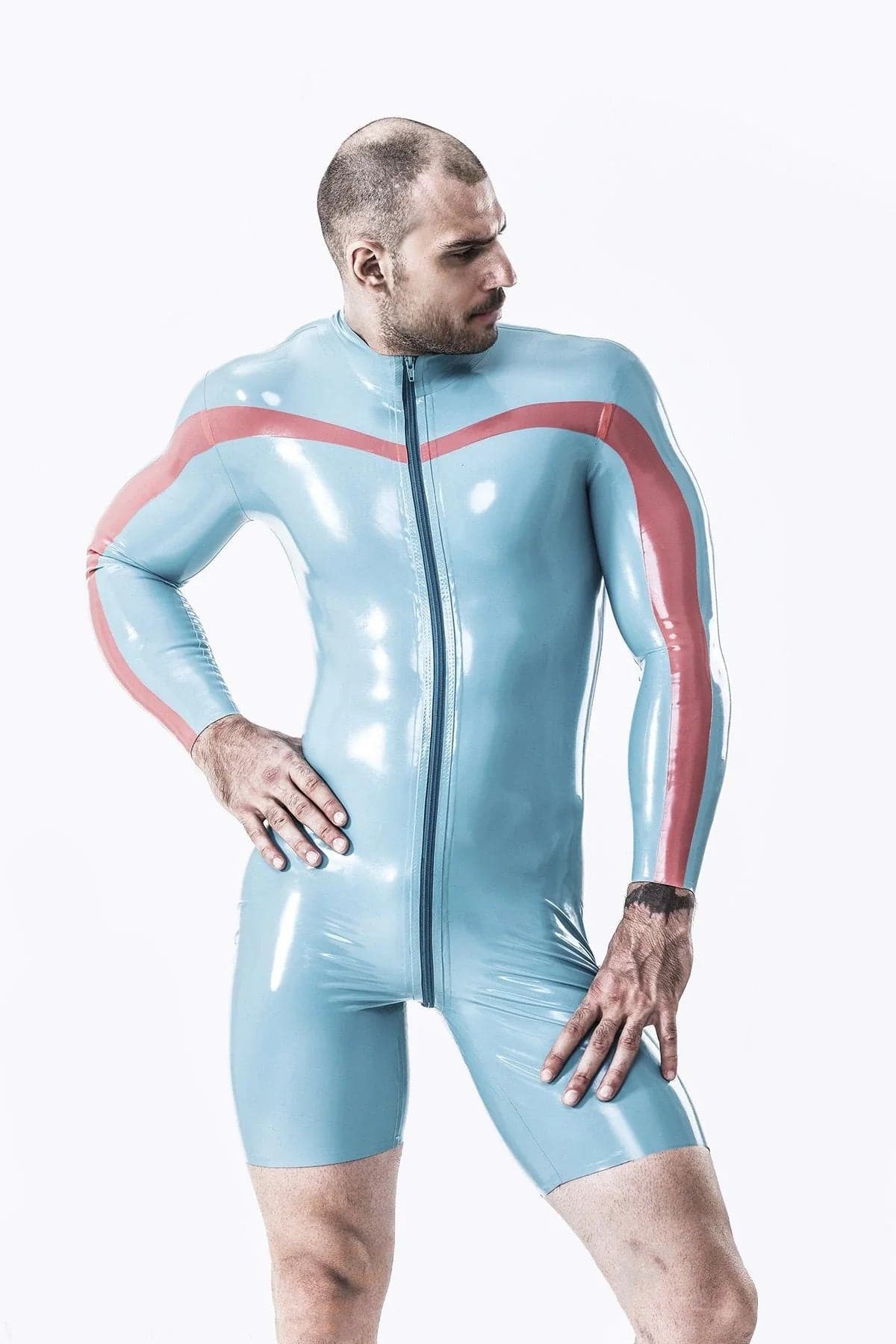 Male Bruce Lee Long-sleeved Surfsuit