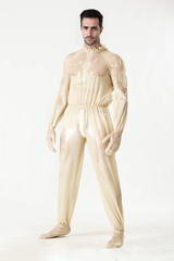 Male Frivolous Translucent Play Suit