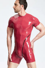 Male Collarless Short-sleeved Surfsuit