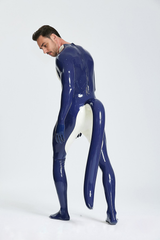 Male Purr-fect Inflated Tail Catsuit With Feet &amp; Gloves