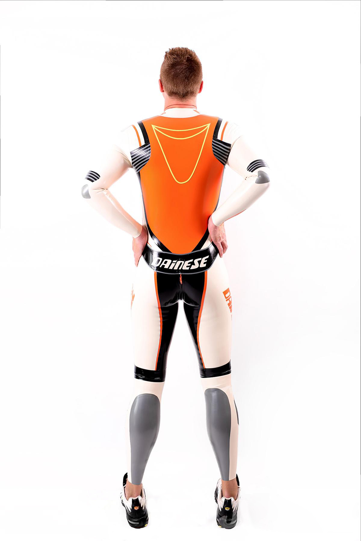 Male Trackster MotoGP Style Latex Suit