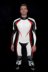 Male Logo Branded Motorcycle Latex Suit