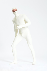 Male Eyes-entry Zipperless Gimp Latex Catsuit