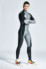 Catsuit mit Flügelspannweite und Reißverschluss hinten für Männer