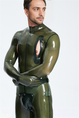 Male Multi-Use Bondage Codpiece Catsuit