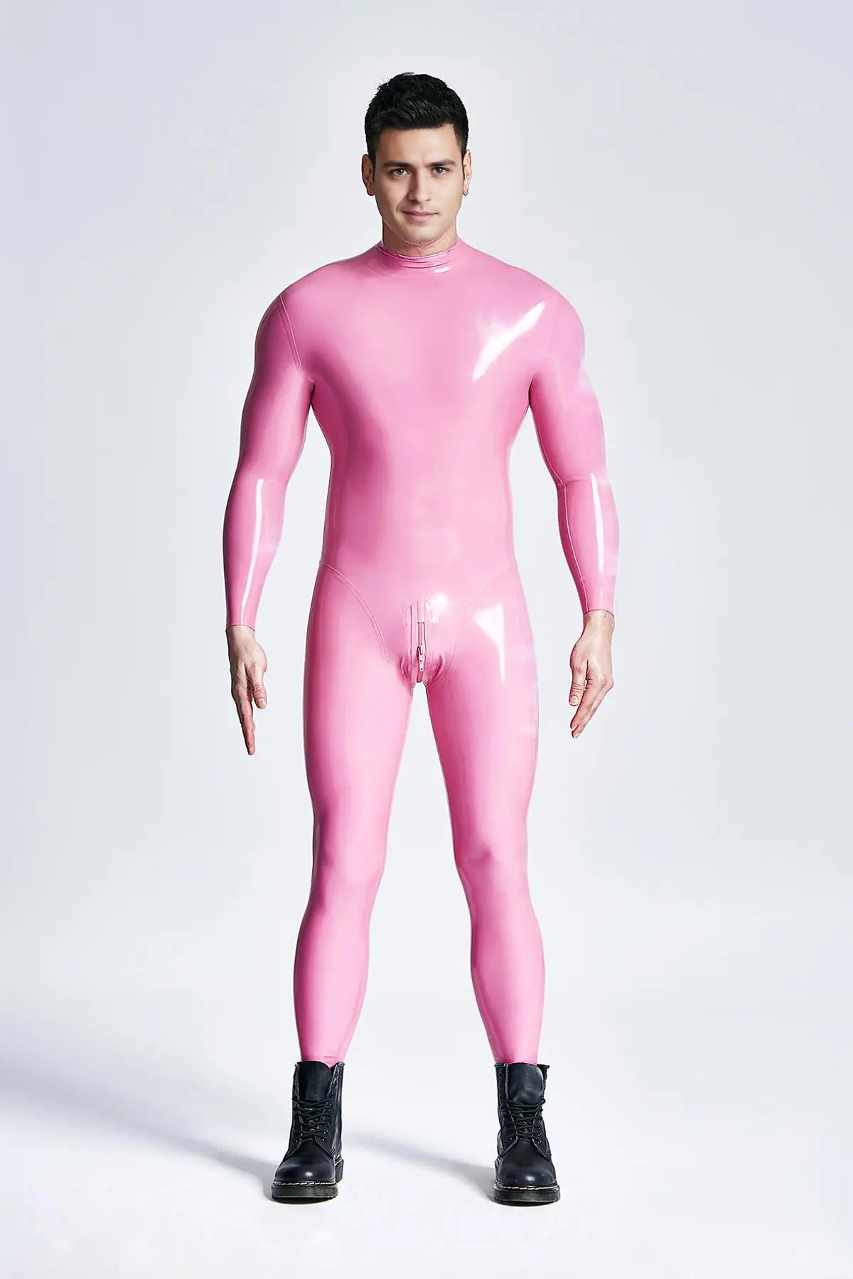 Male Standard Back Zip Latex Catsuit