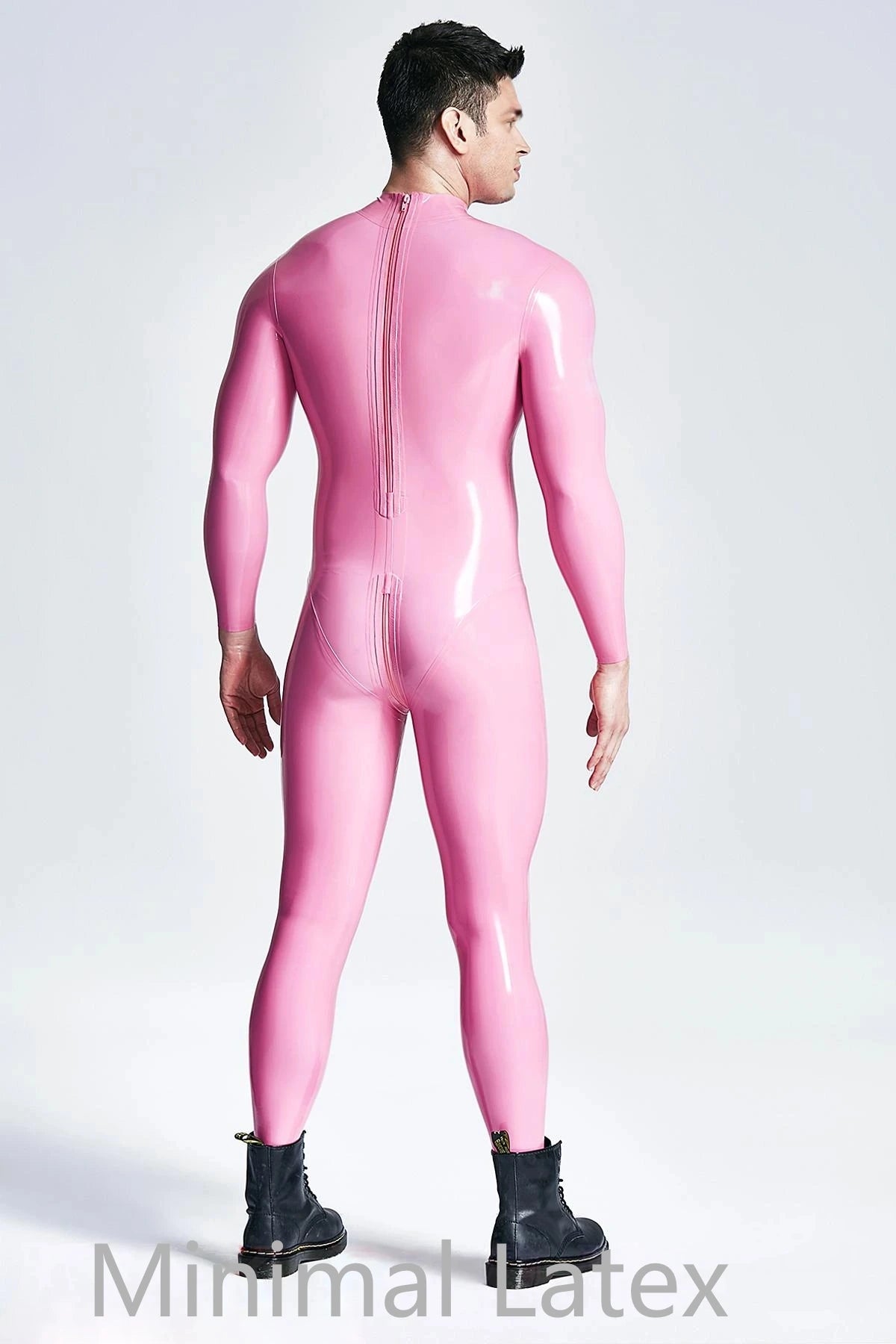 Latex Catsuit met standaard ritssluiting voor heren