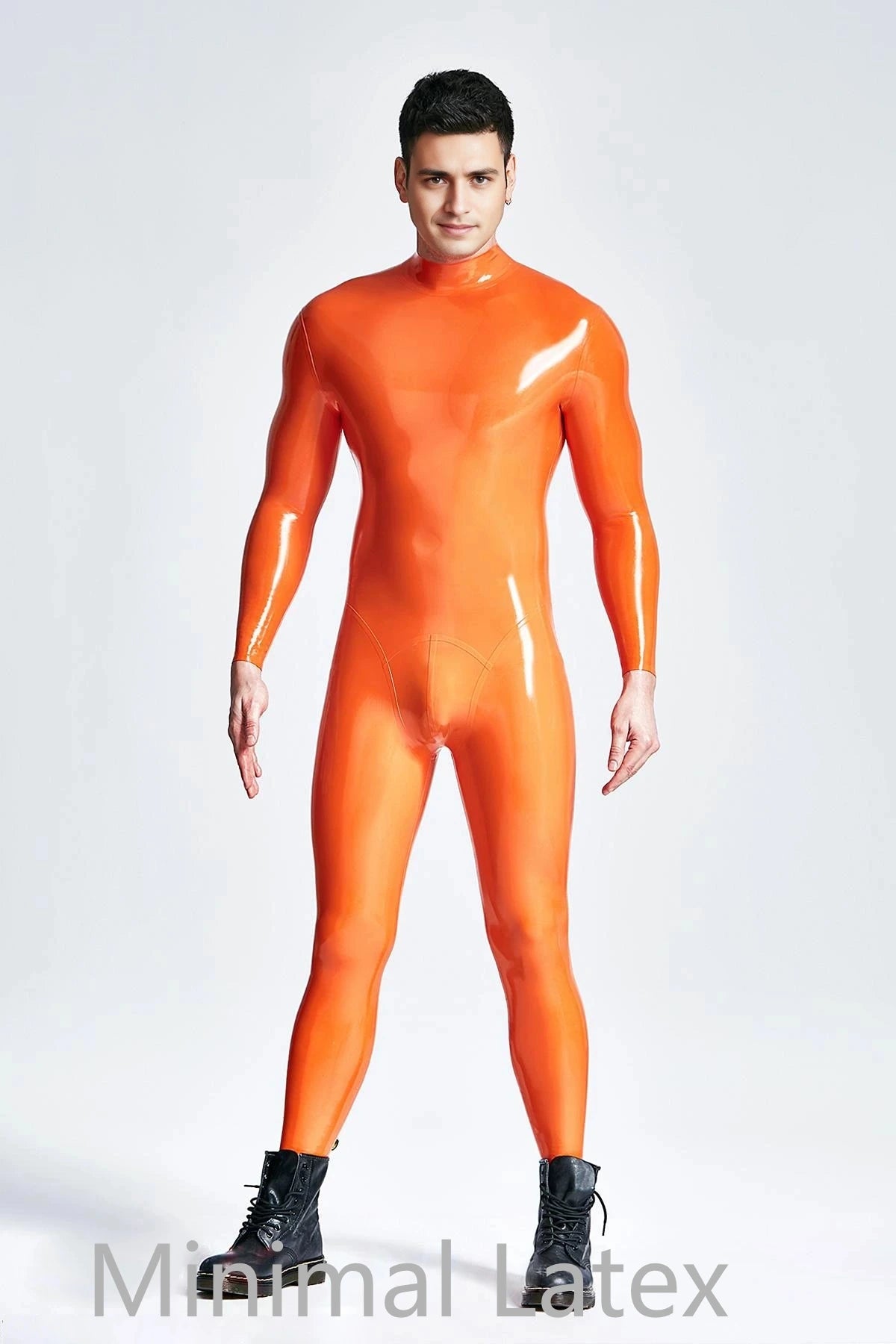 Male Standard Back Zip Latex Catsuit