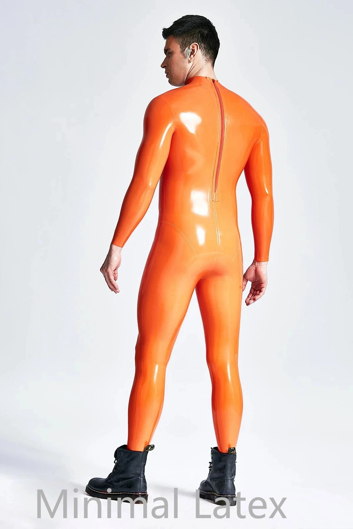 Male Standard Back Zip Latex Catsuit