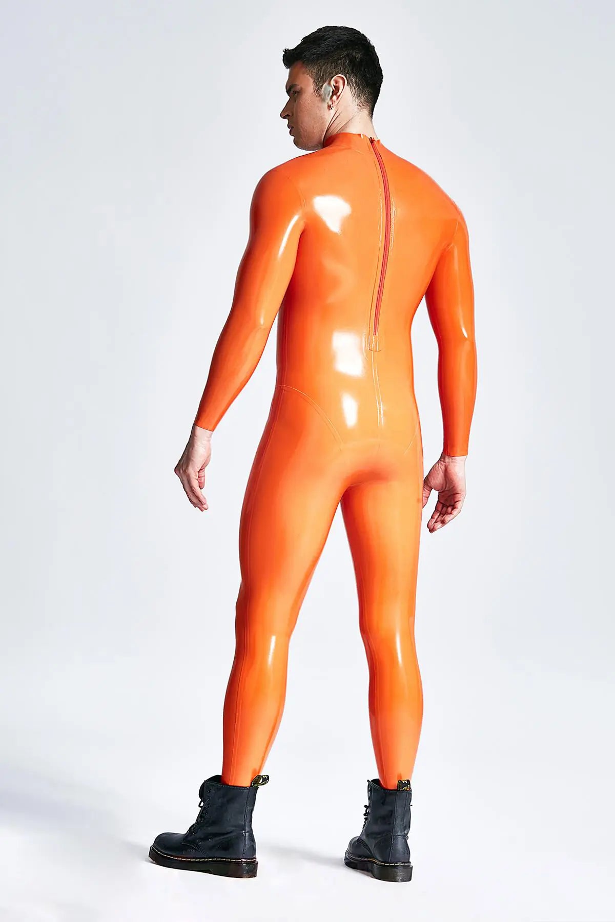 Male Standard Back Zip Latex Catsuit