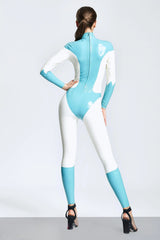 Blauer Pfeil-Catsuit