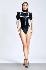 'Parlourmaid' Leotard Suit