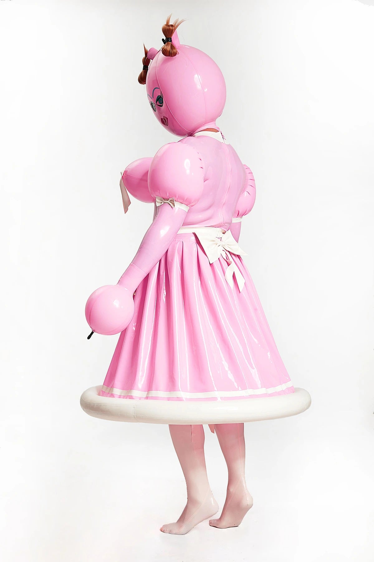 Unisex 'Polly-Waffle' Inflatable Waitress Dress