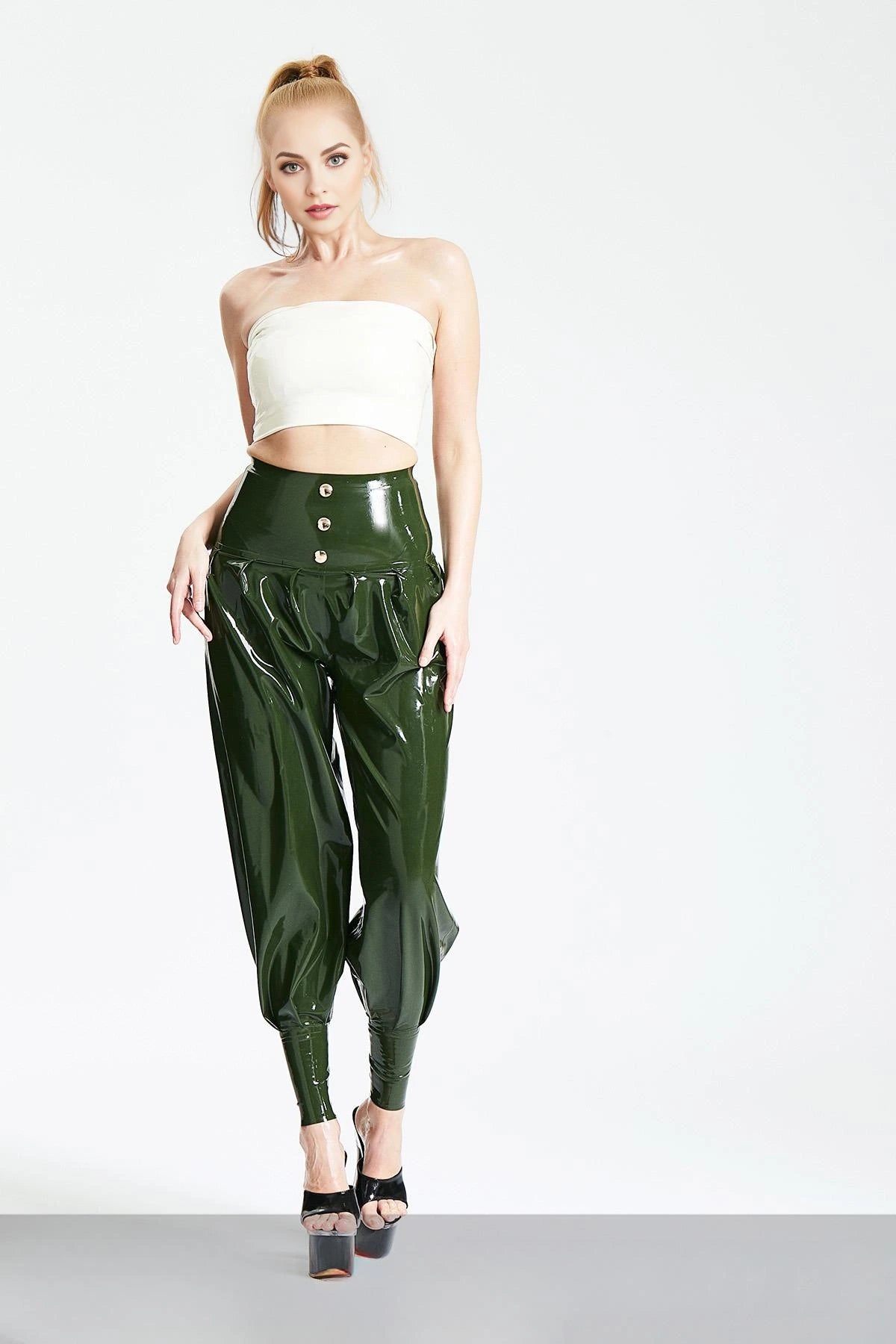 HIgh-Waisted Harem Pants