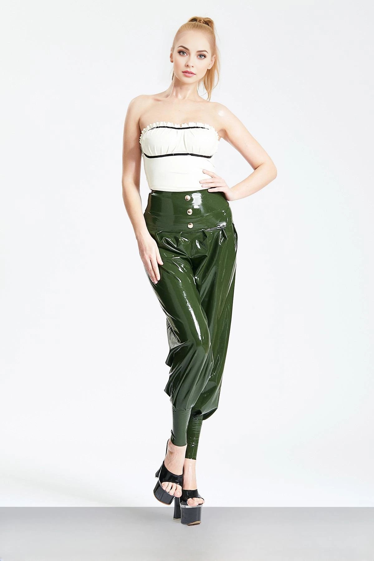 HIgh-Waisted Harem Pants